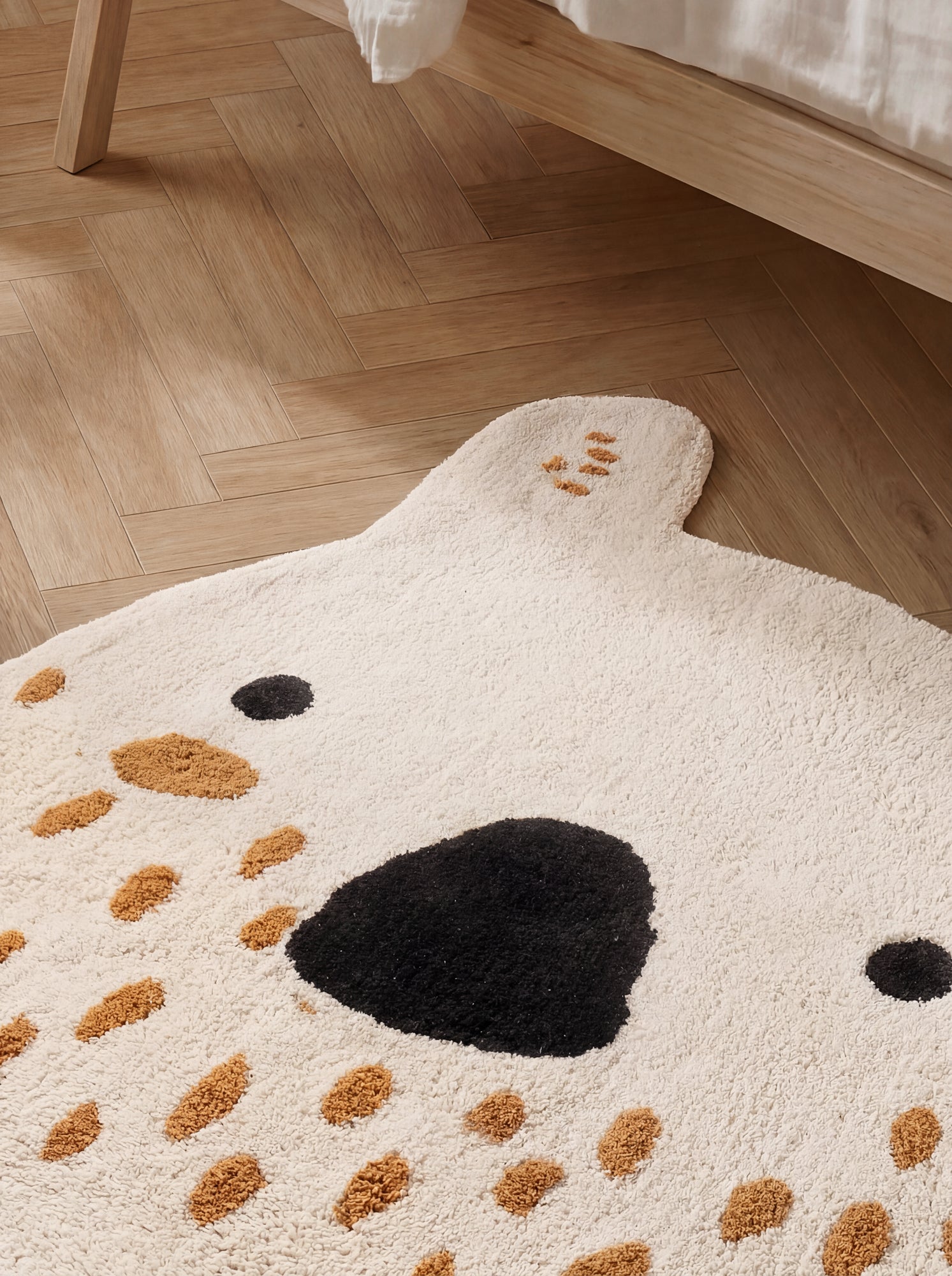 SNUGGLE BØRNETÆPPE, NIENCHEN CREME MULTI