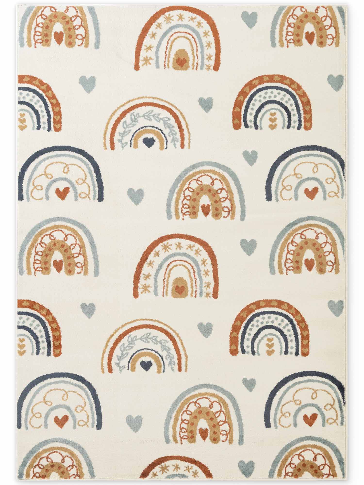 EVENTYR BØRNETÆPPE BOWIE, CREME MULTI