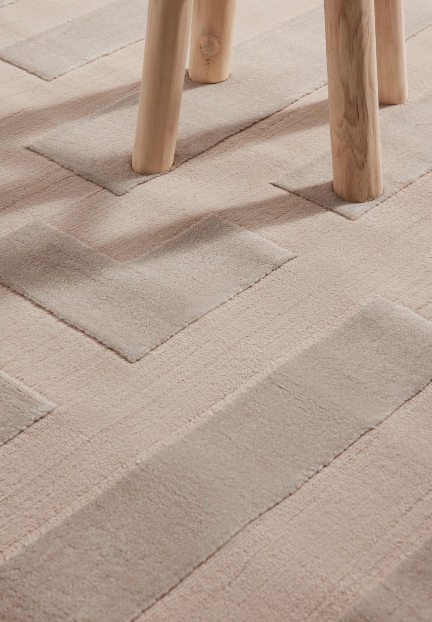 PEARLES MODERNE TÆPPE, BEIGE-CREME 106189