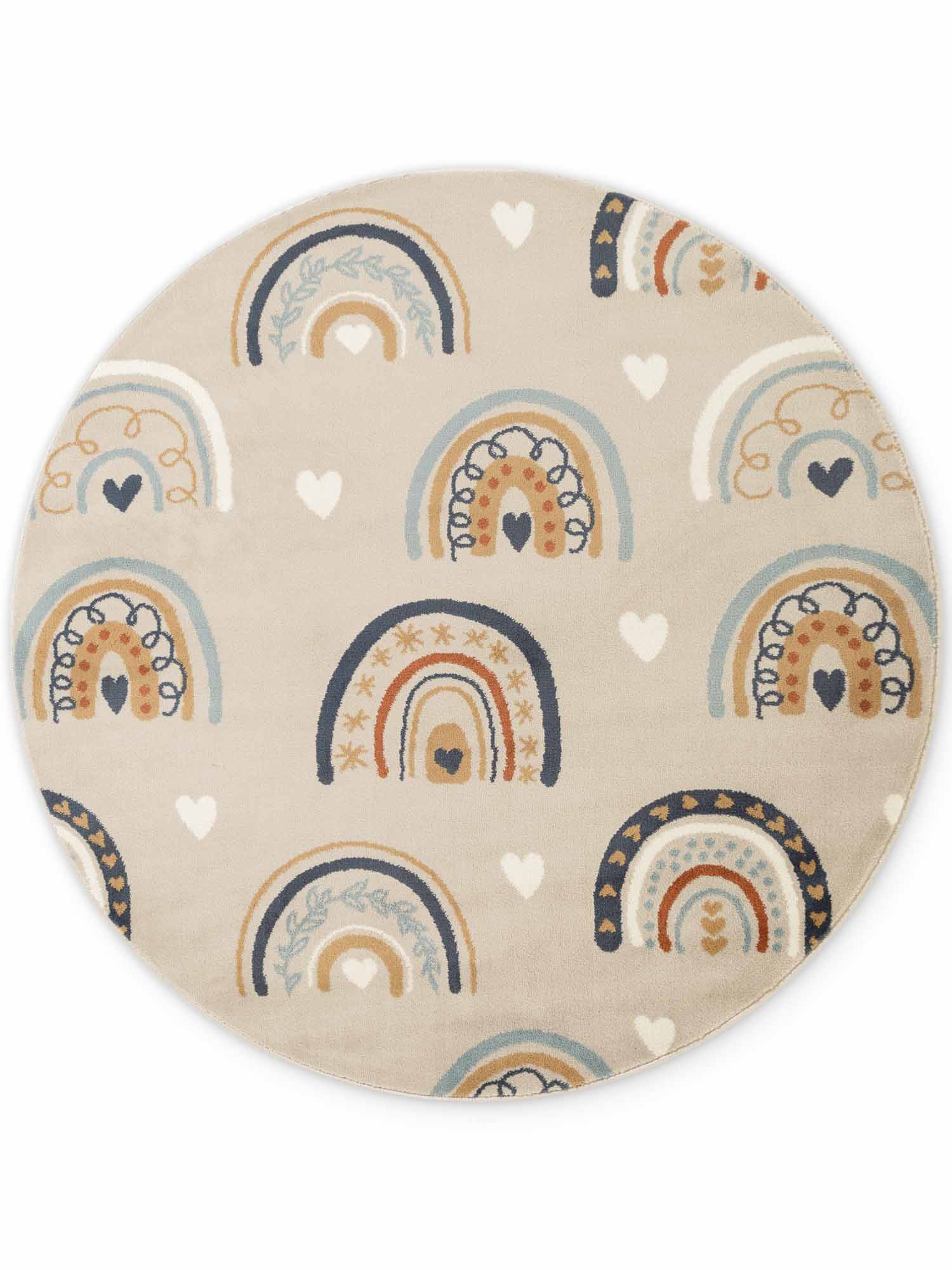 EVENTYR BØRNETÆPPE BOWIE, BEIGE MULTI