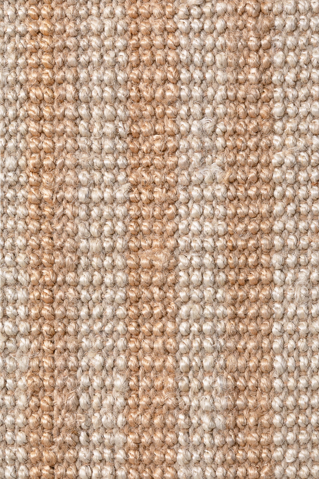 ELLE DECORATION HARVEST JUTE TÆPPE AMBER, NATUR-ELFENBEN-GULD