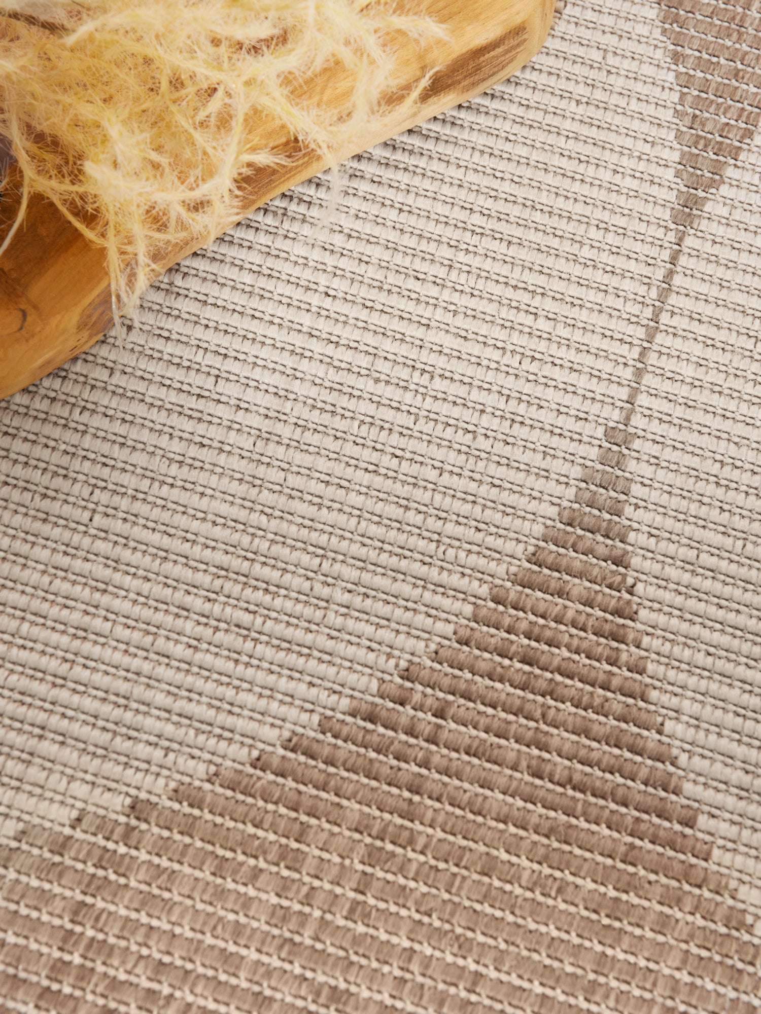 HANSE HOME DUORO - VENDBART UDENDØRS TÆPPE, JUTE-HVID 106245