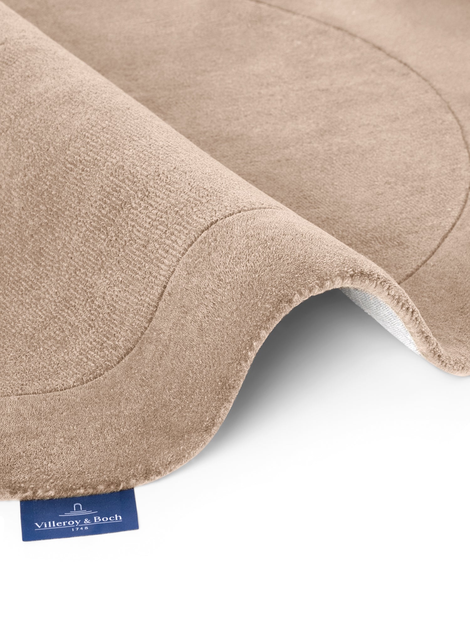 VILLEROY & BOCH 1812 ULDTÆPPE - ORGANISK RUND KARI, NATURLIG-BEIGE