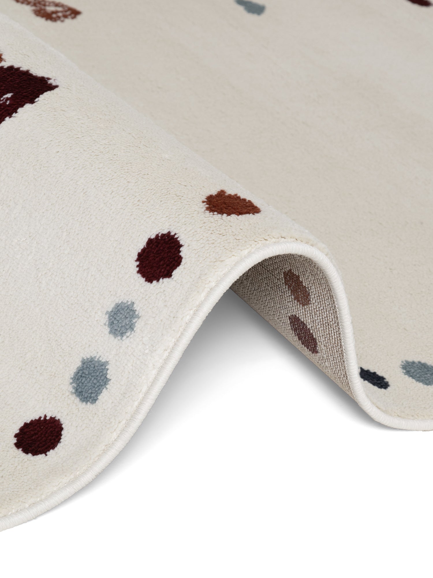 EVENTYR BØRNETÆPPE LUVY, CREME MULTI