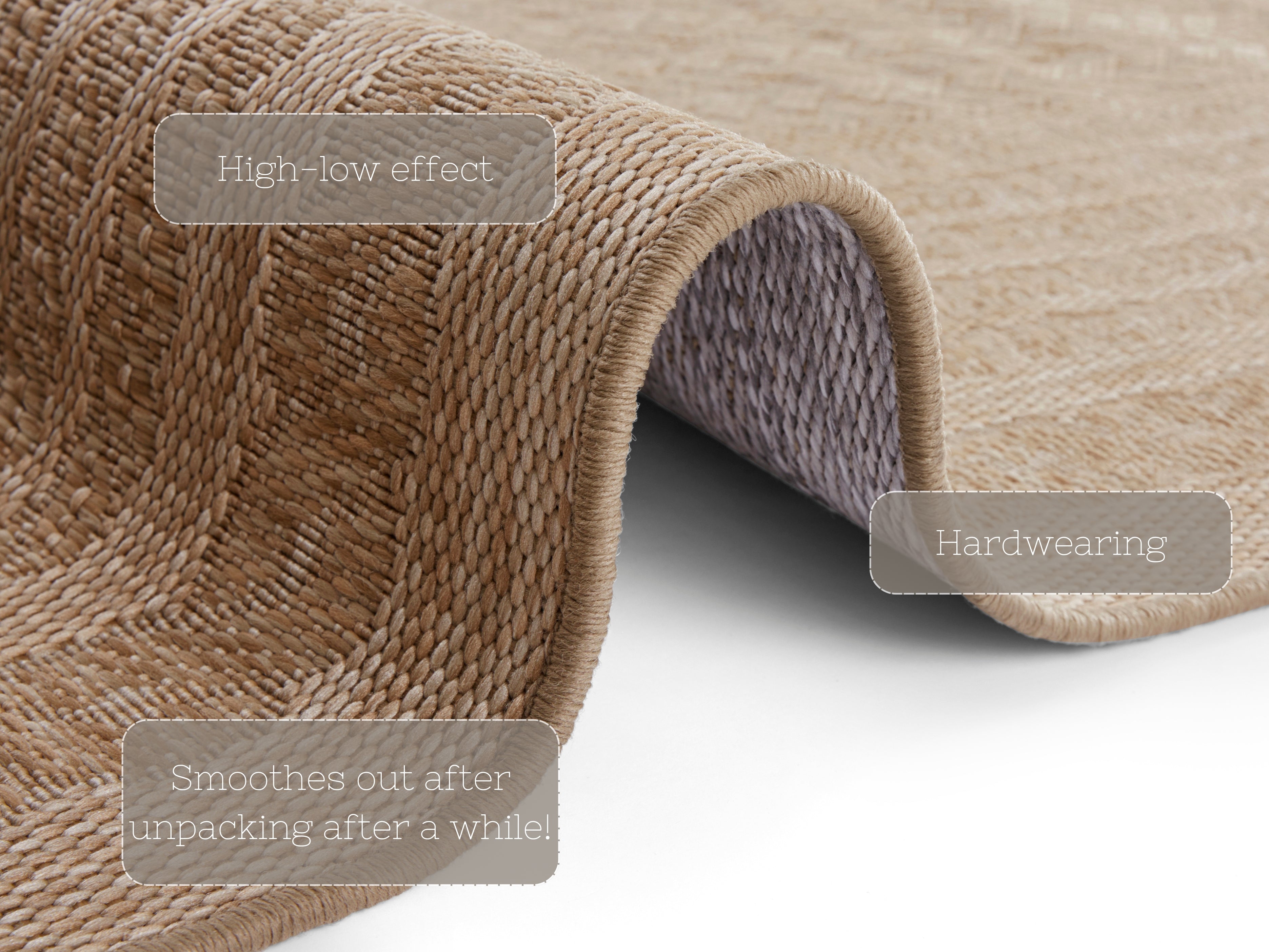 HANSE HOME FOREST TÆPPE, BEIGE-BRUN 103992
