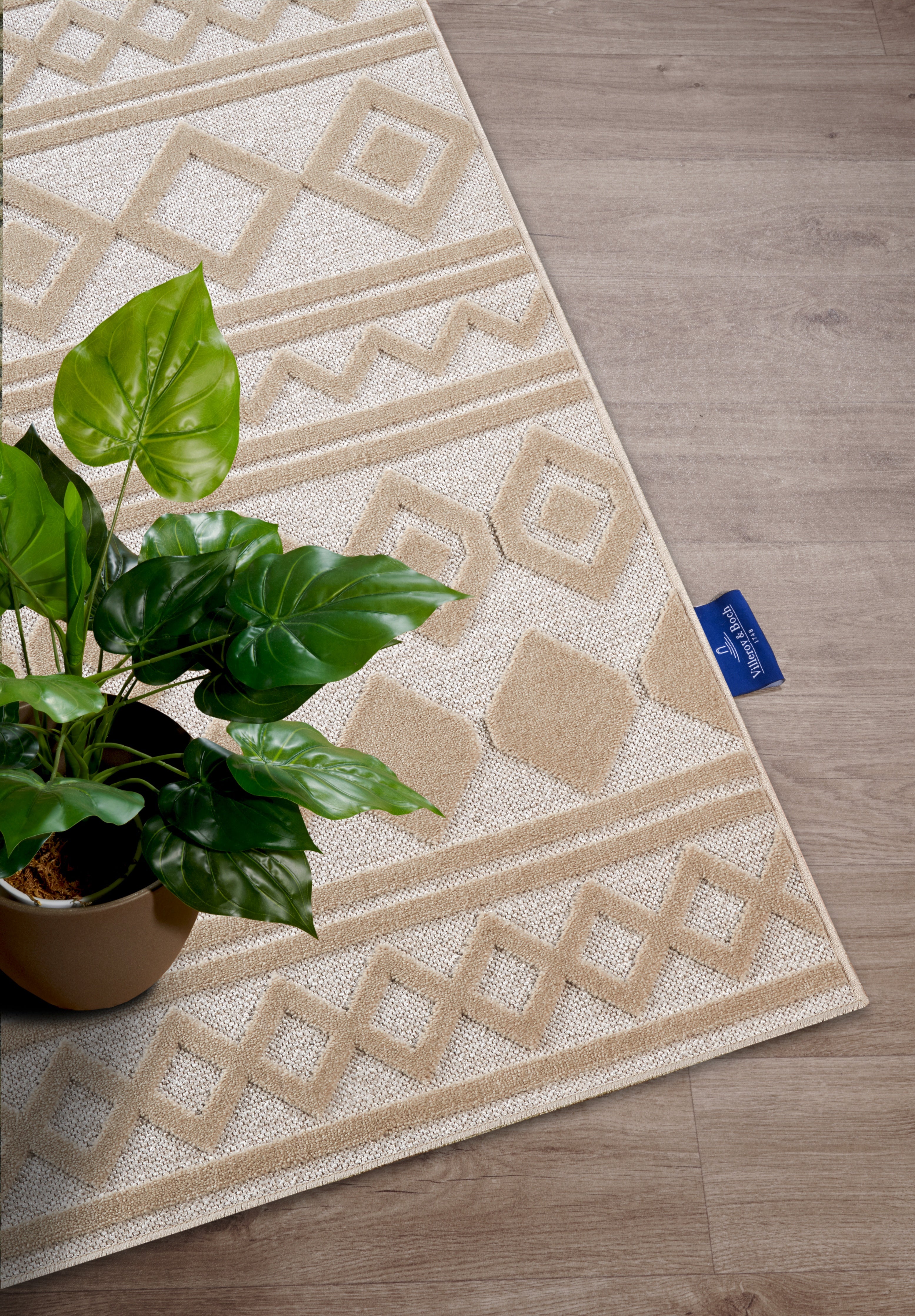 VILLEROY & BOCH 106137 HØJ-LAV LUV TÆPPE, CATHERINE CREME