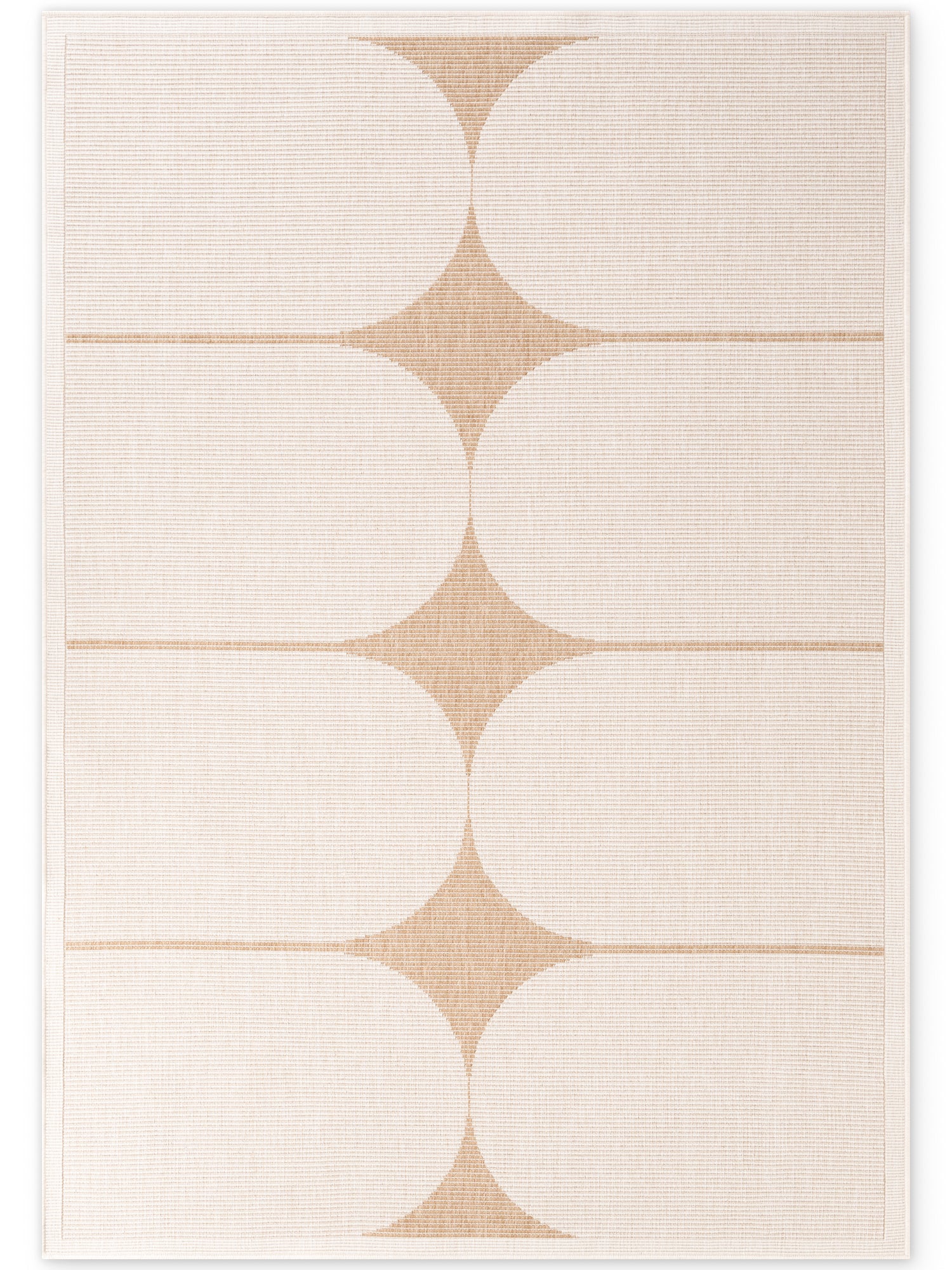 HANSE HOME DUORO - VENDBART UDENDØRS TÆPPE, JUTE-HVID 106245