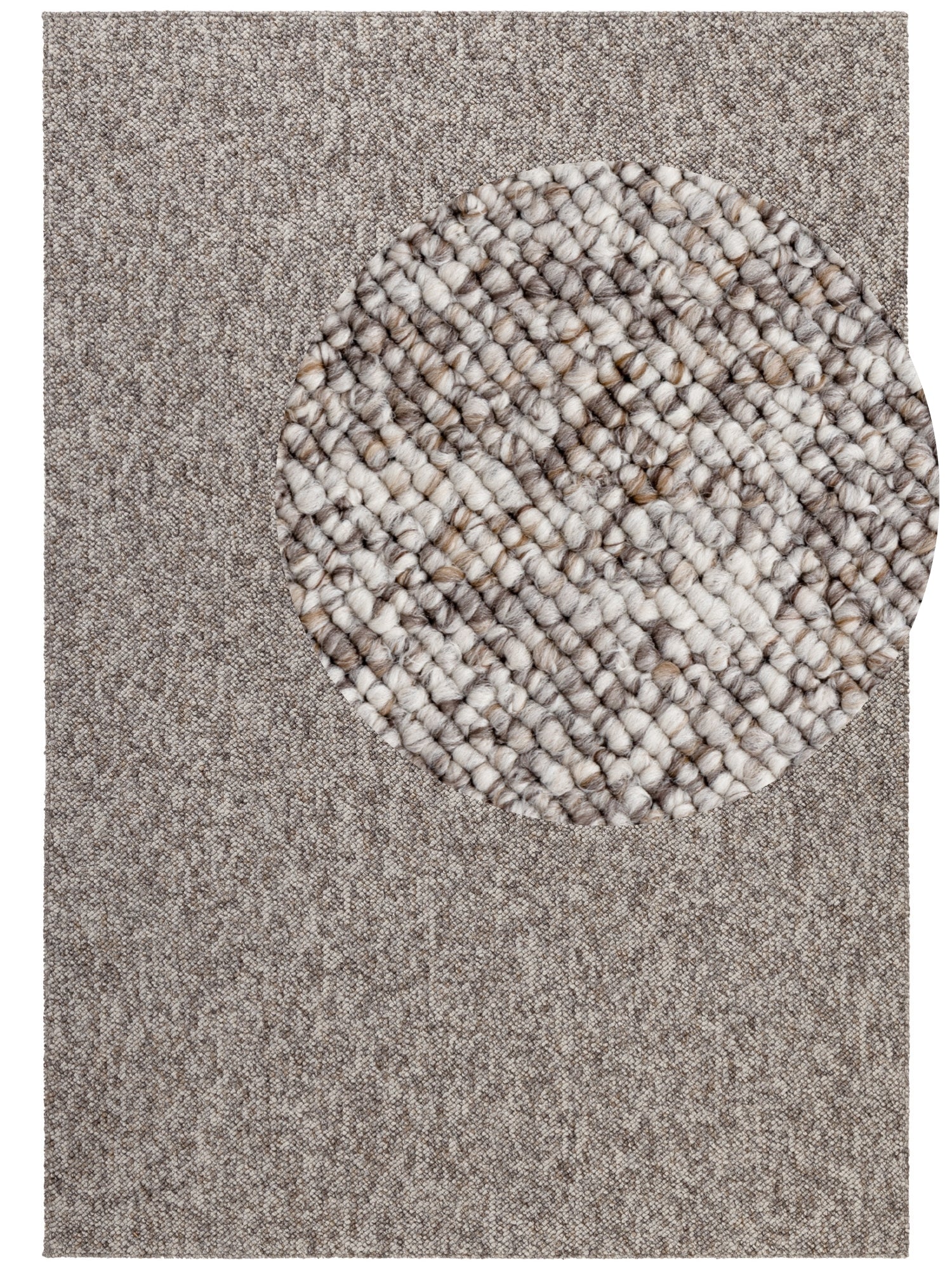 MOCCO MODERNE TÆPPE, TAUPE FLERFARVET 106229