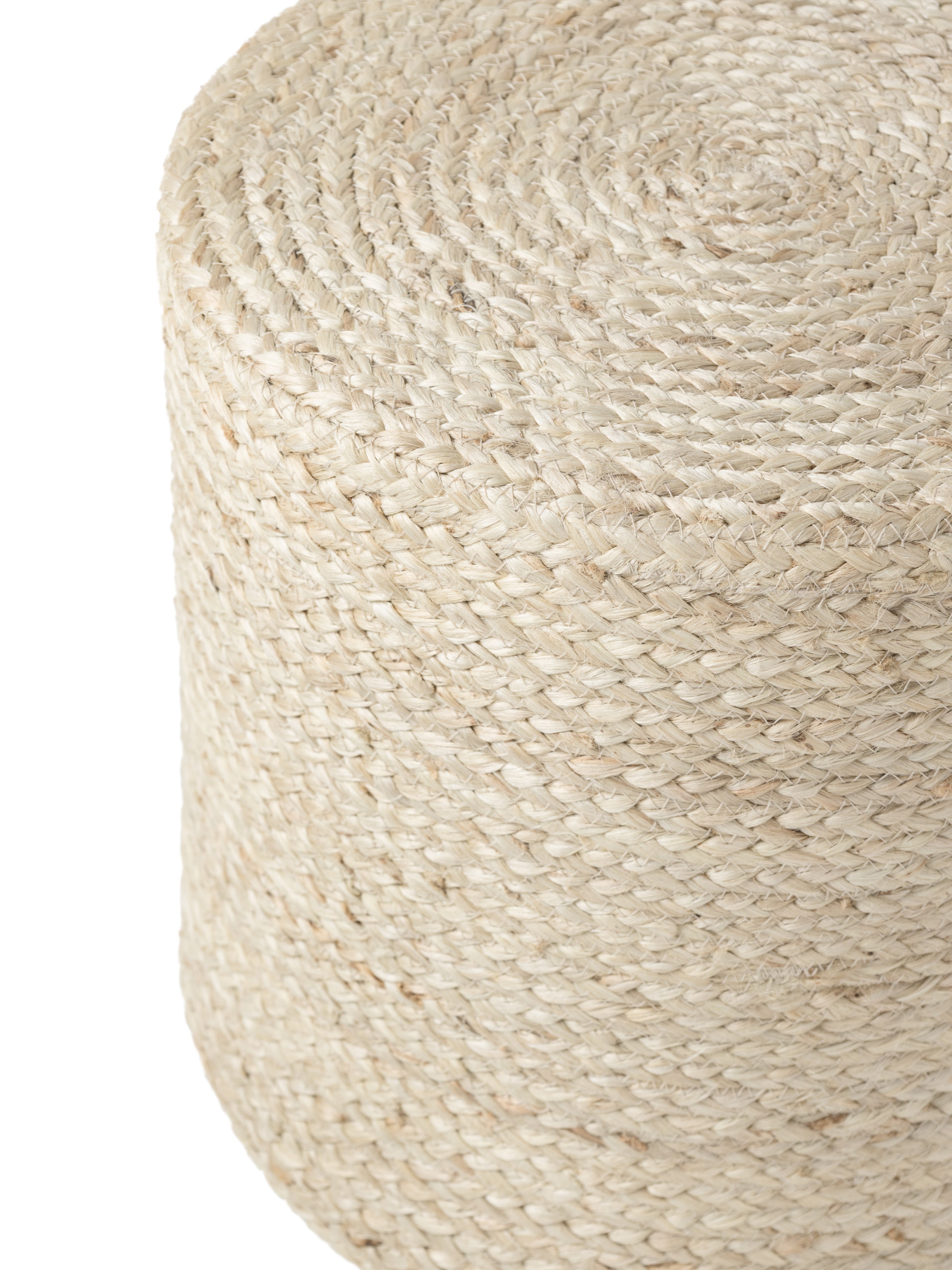 JUTZA JUTE PUF, 106236 NATURLIG ELFENBEN