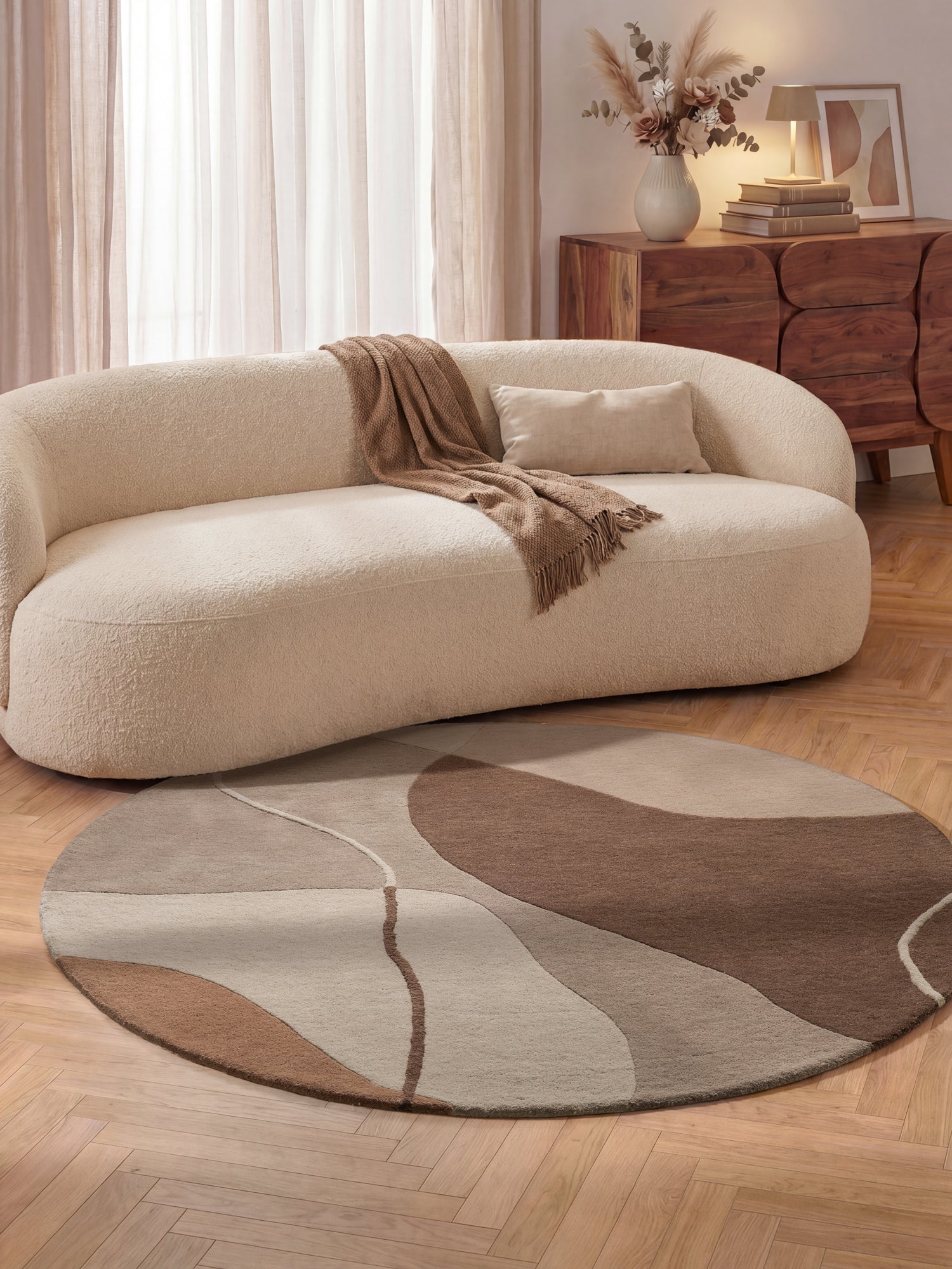 VILLEROY & BOCH 1876 ULDTÆPPE MUSE CREME BRUN