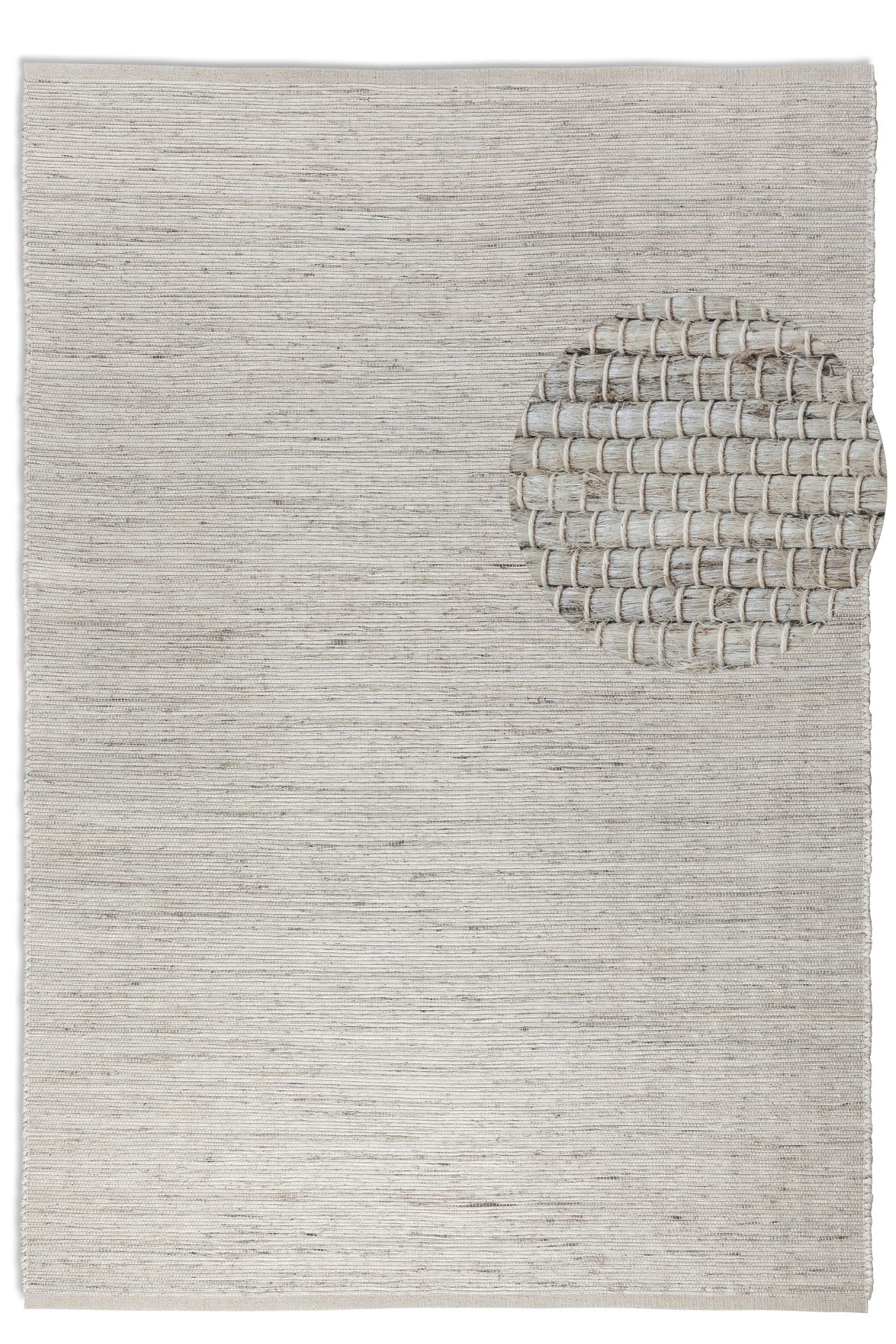 HANDLOOM JUTE TÆPPE, ELFENBEN-HVID - 105960
