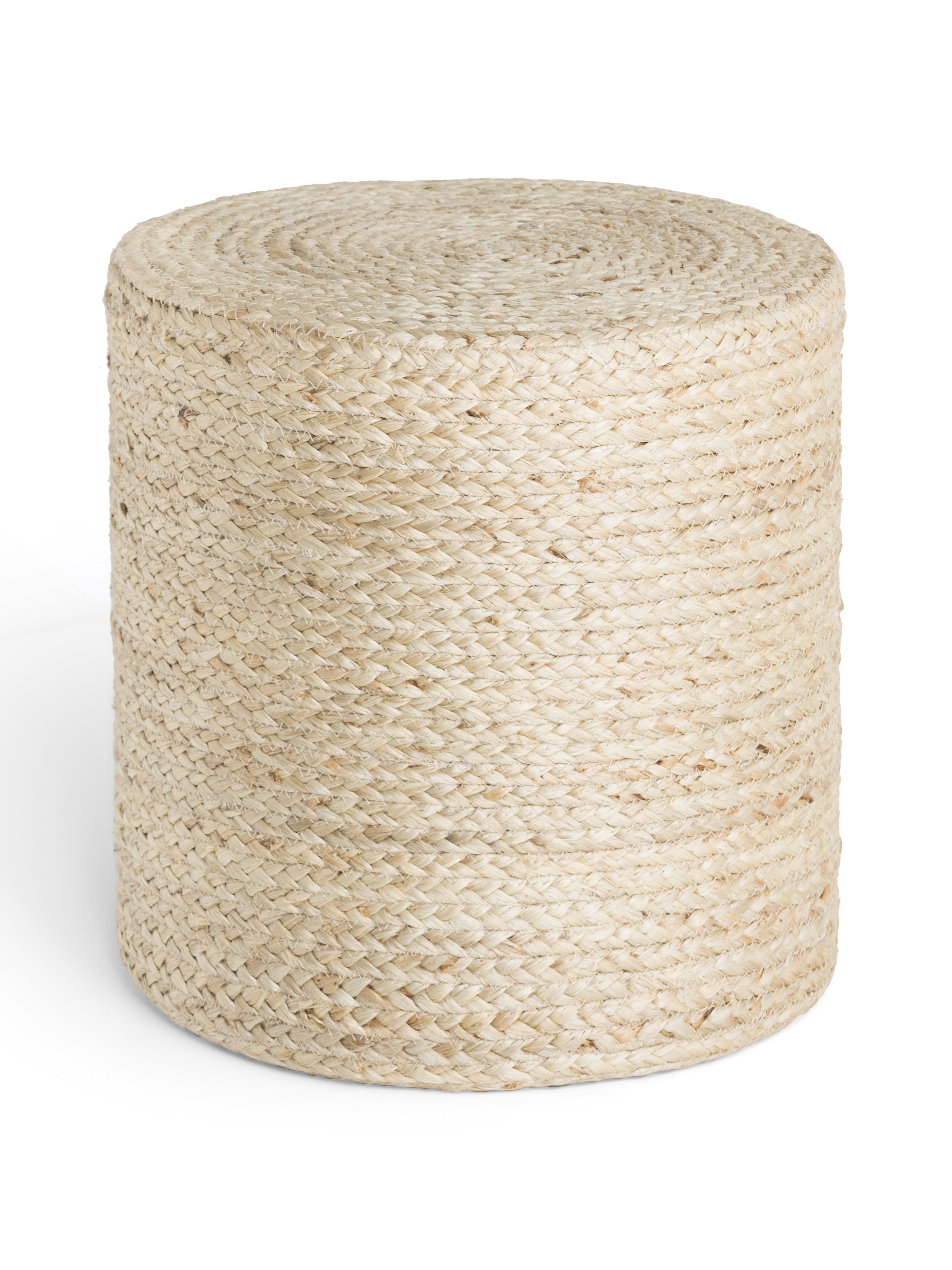 JUTZA JUTE PUF, 106236 NATURLIG ELFENBEN