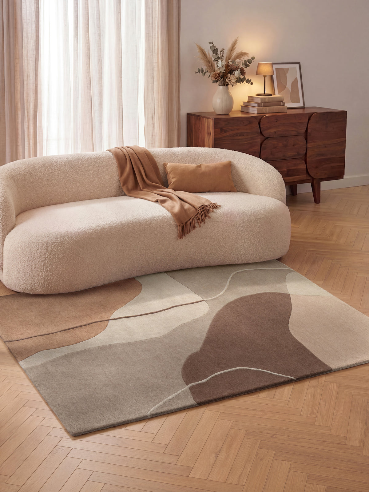 VILLEROY & BOCH 1876 ULDTÆPPE MUSE CREME BRUN