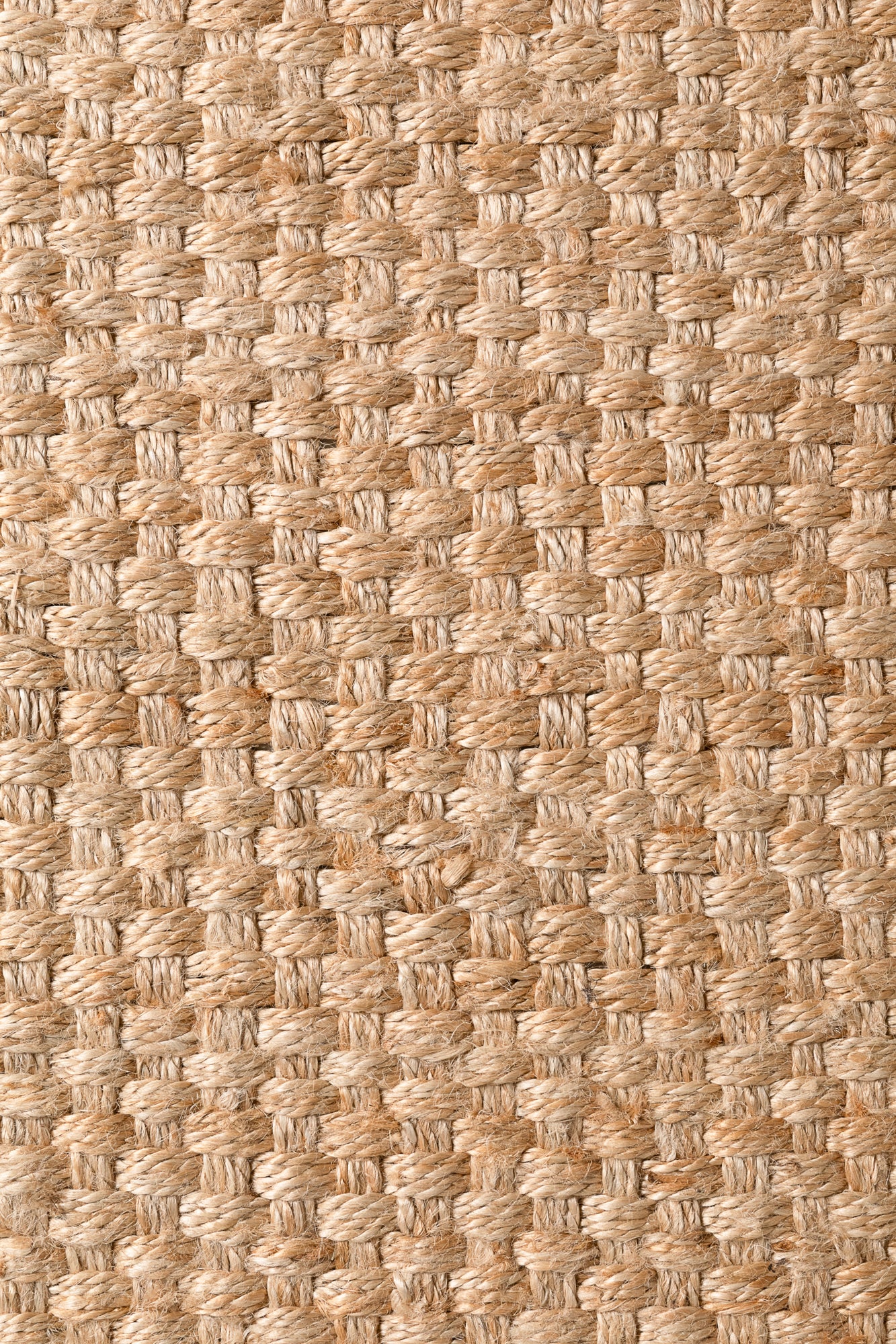 HANDLOOM JUTE TÆPPE FJORD, NATURLIG GYLDEN