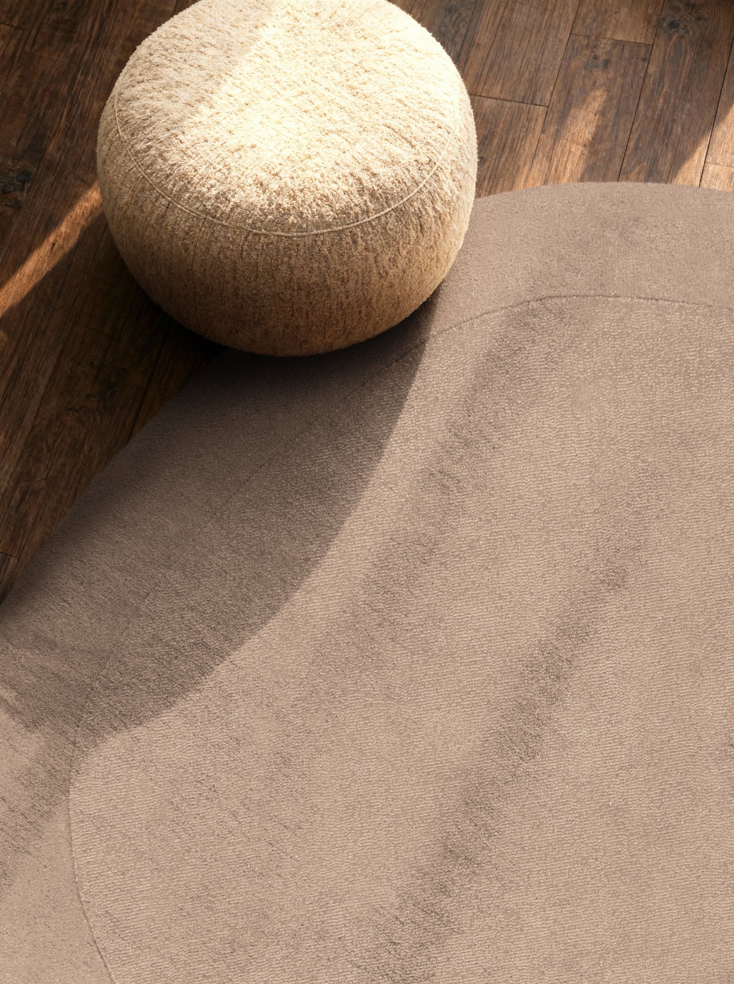 VILLEROY & BOCH 1812 ULDTÆPPE - ORGANISK RUND KARI, NATURLIG-BEIGE
