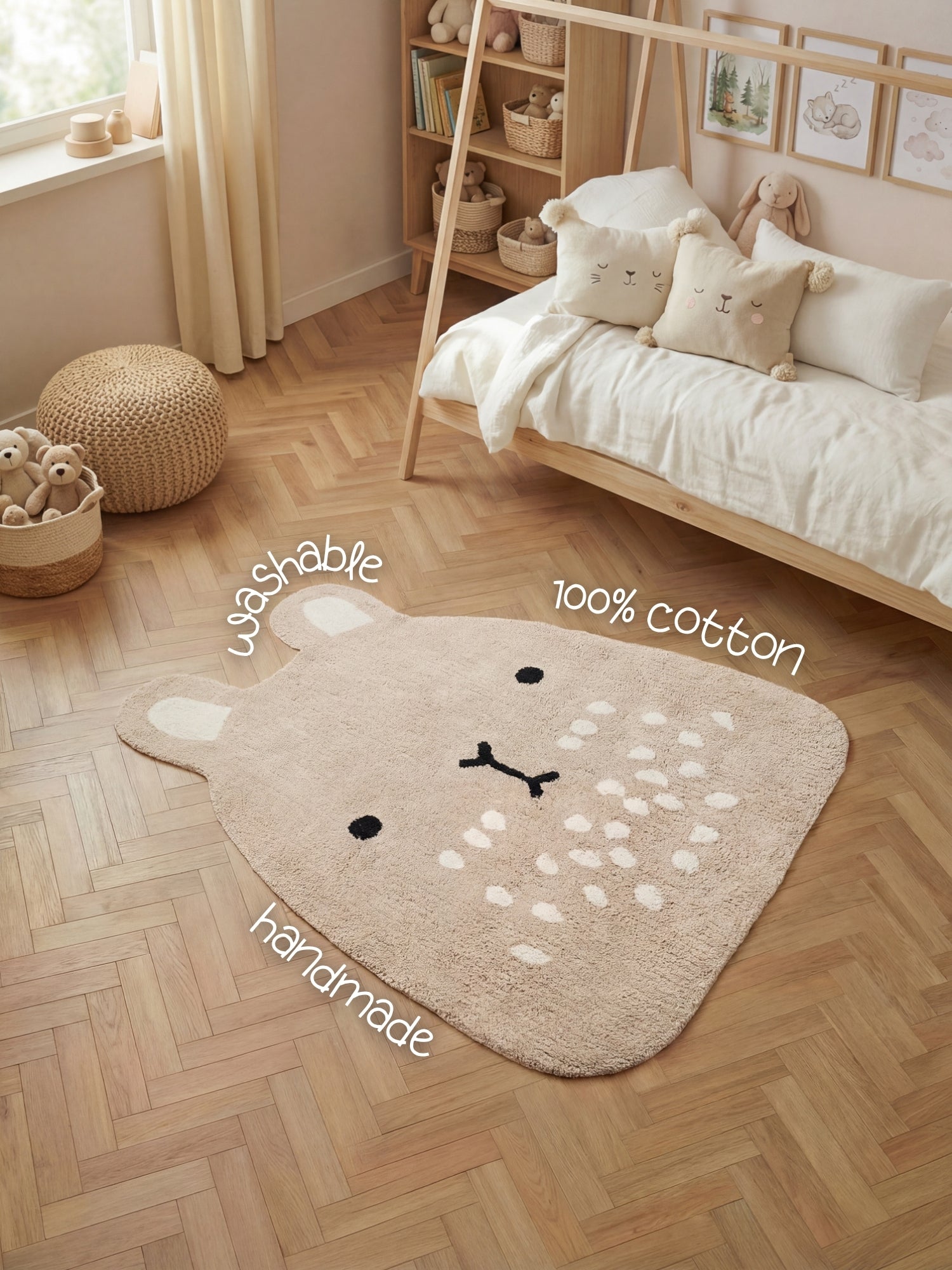 SNUGGLE BØRNETÆPPE, PUCKI BEIGE
