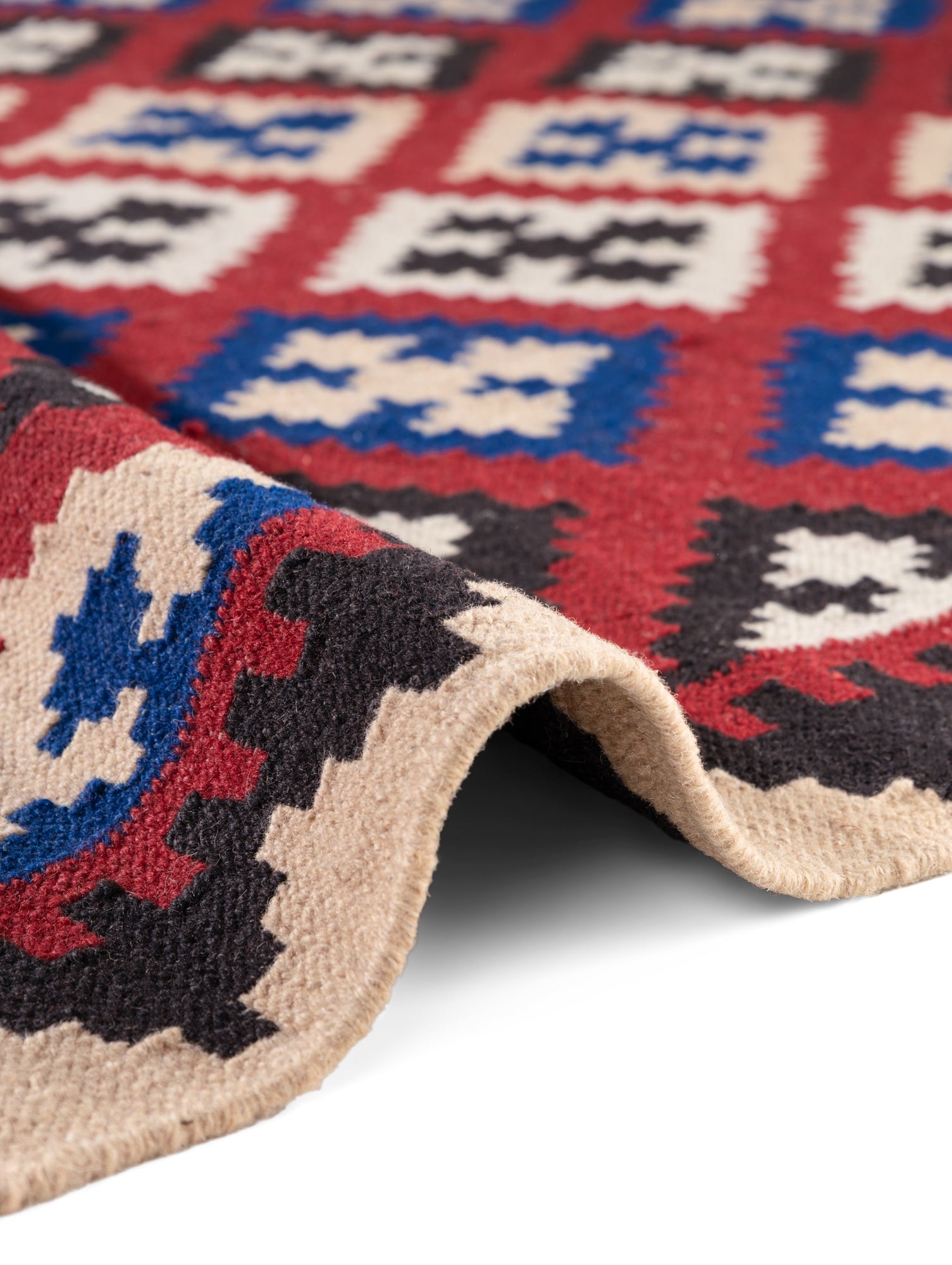 HANSE HOME KAMAL - AFGHANSK KELIM TÆPPE, 106241 CREME-MULTI
