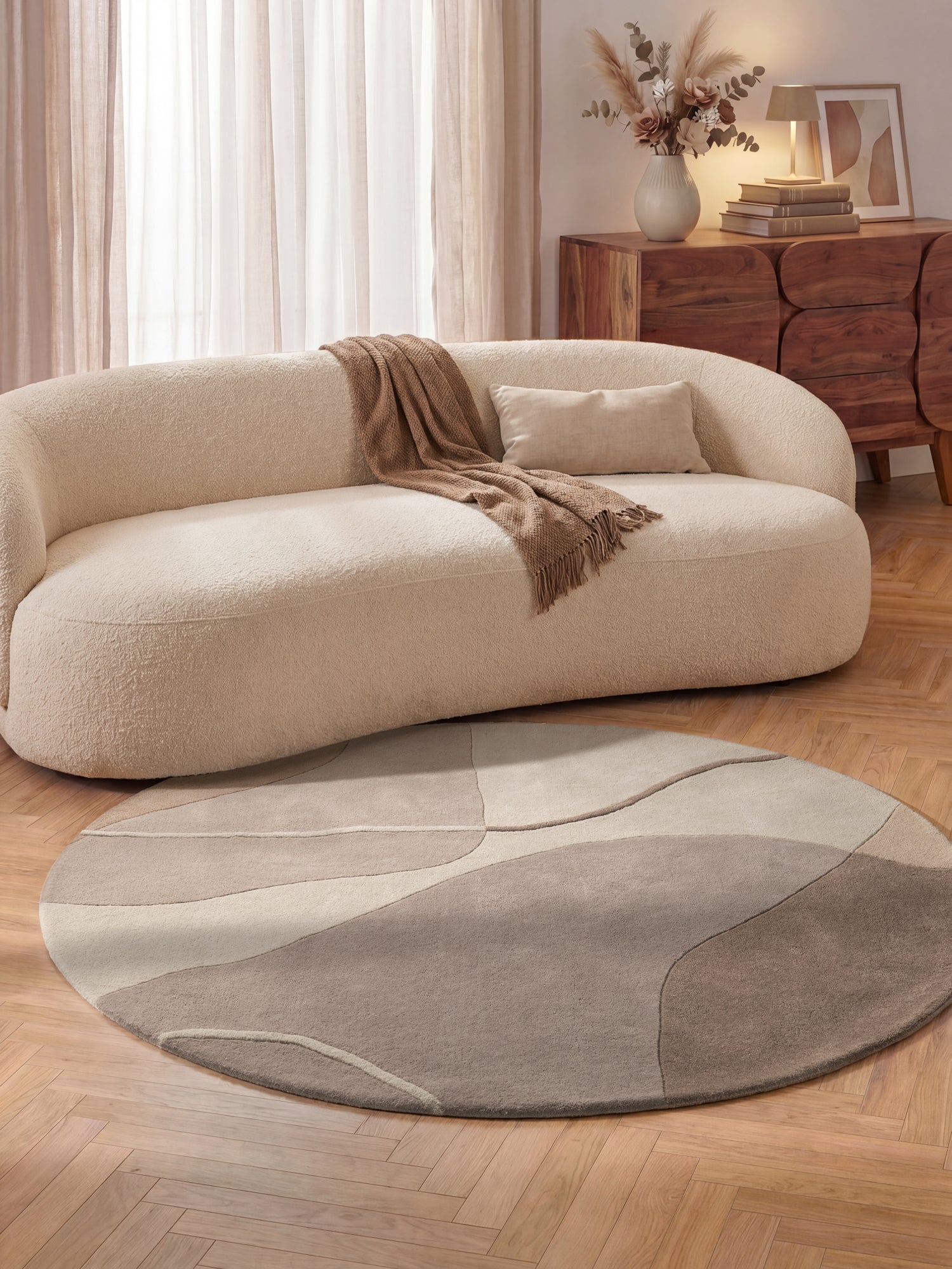 VILLEROY & BOCH 1876 ULDTÆPPE VIRELLE CREME BEIGE