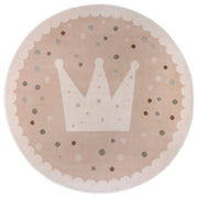 EVENTYR BØRNETÆPPE KRONE, CREMEFARVET-BEIGE 105971