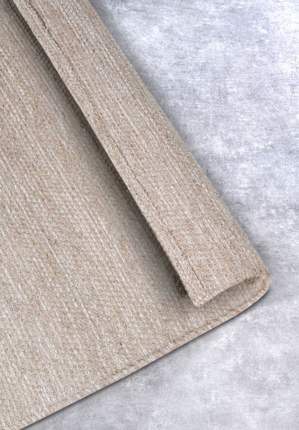 DELHI TÆPPE LINEN HVID - 106053