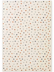 EVENTYR BØRNETÆPPE KONFETTI, CREME MULTI