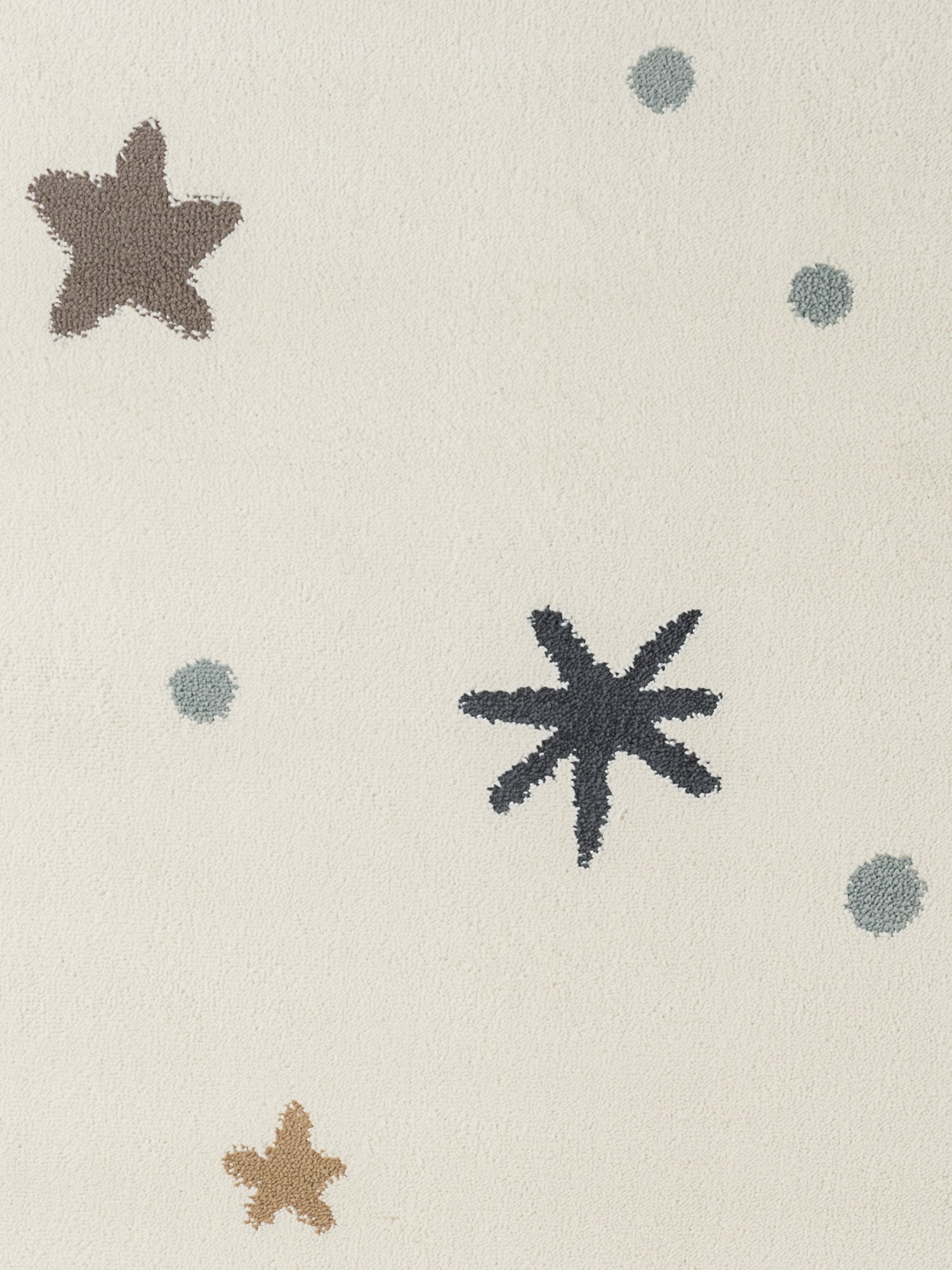 EVENTYR BØRNETÆPPE MOONY, CREME MULTI