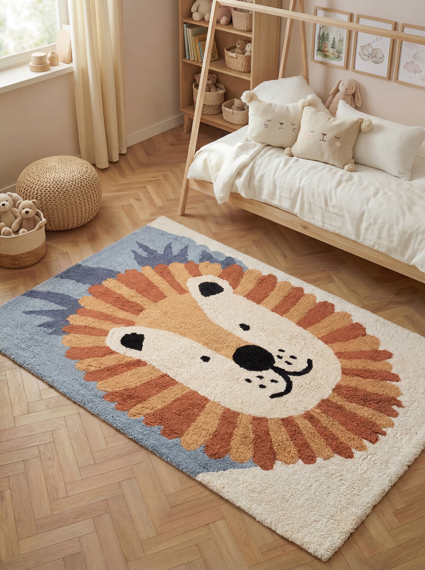 SNUGGLE BØRNETÆPPE, SAMBA CREME MULTI