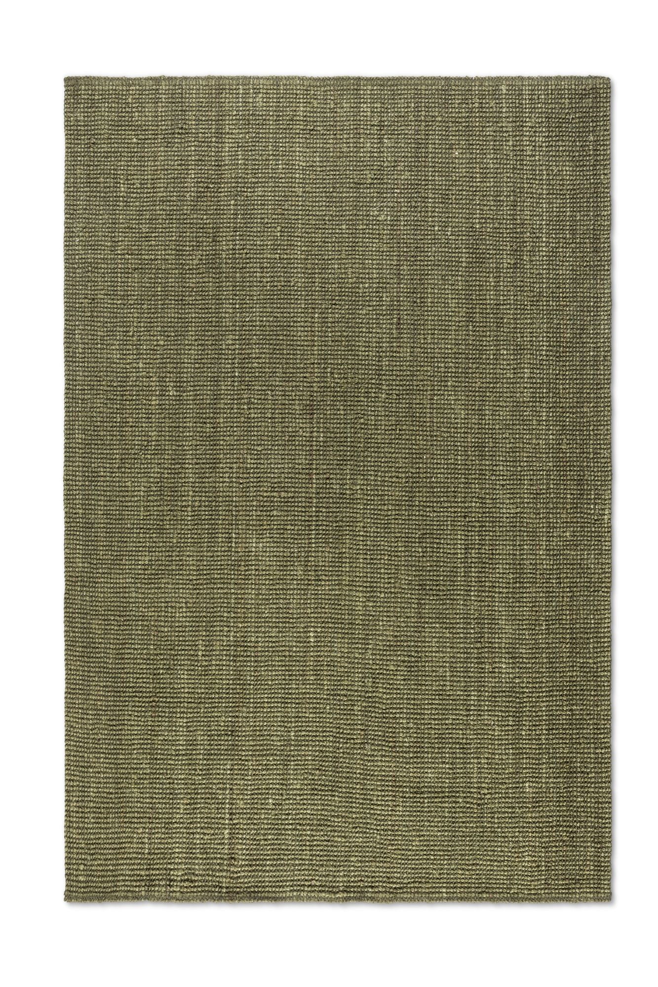 BOUCLE JUTE TÆPPE, JUNGLE GRØN - 105977