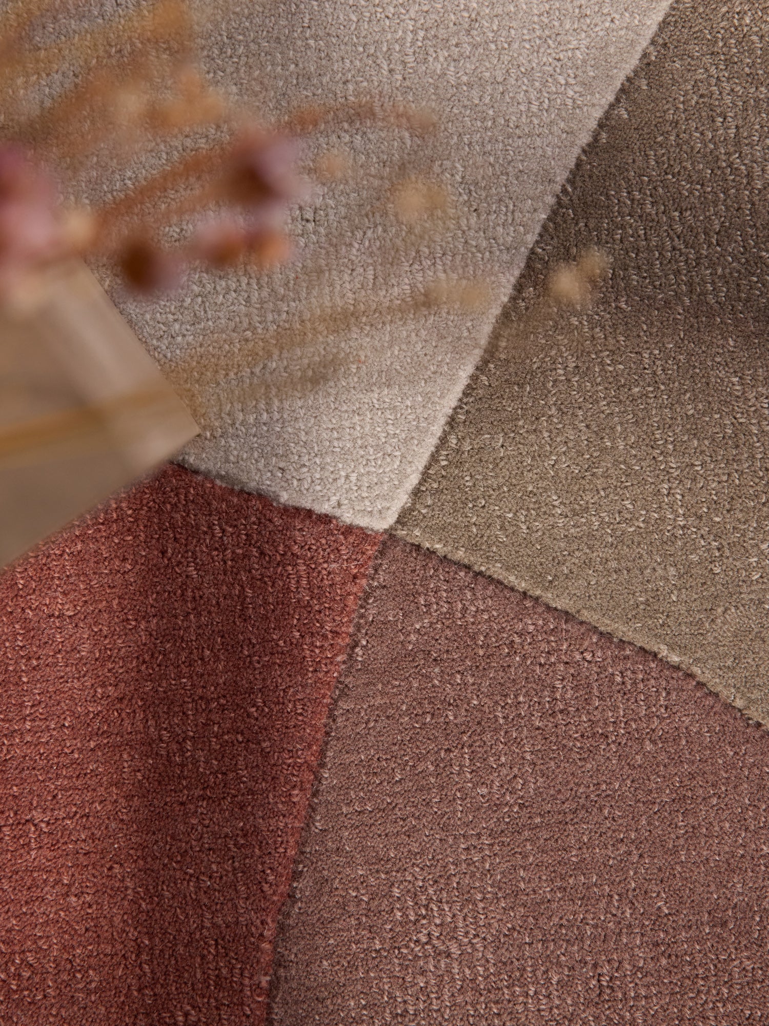TED BAKER HACKNEY ULDTÆPPE CLARISSA, BLÅ-MULTI
