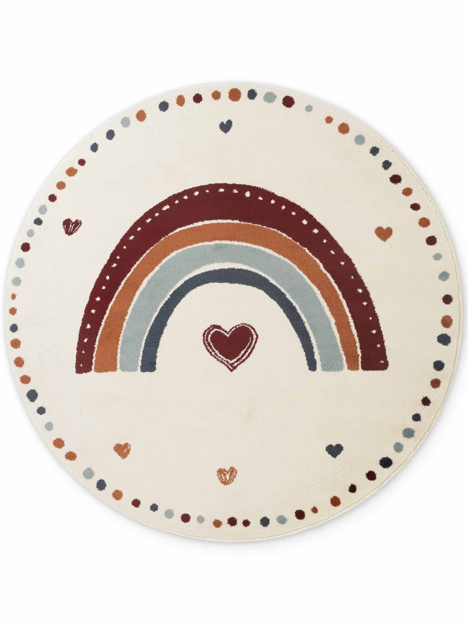 EVENTYR BØRNETÆPPE LUVY, CREME MULTI