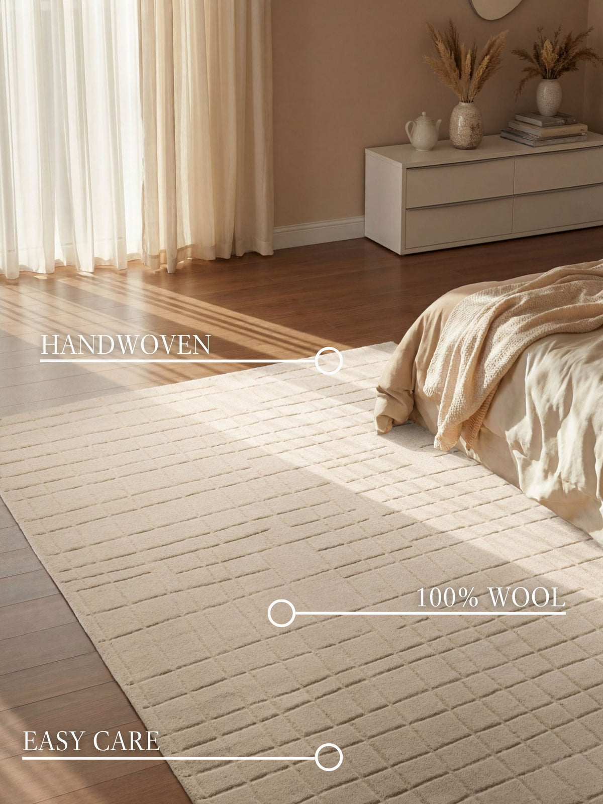 VILLEROY & BOCH 1890 ULDTÆPPE KENSO BEIGE
