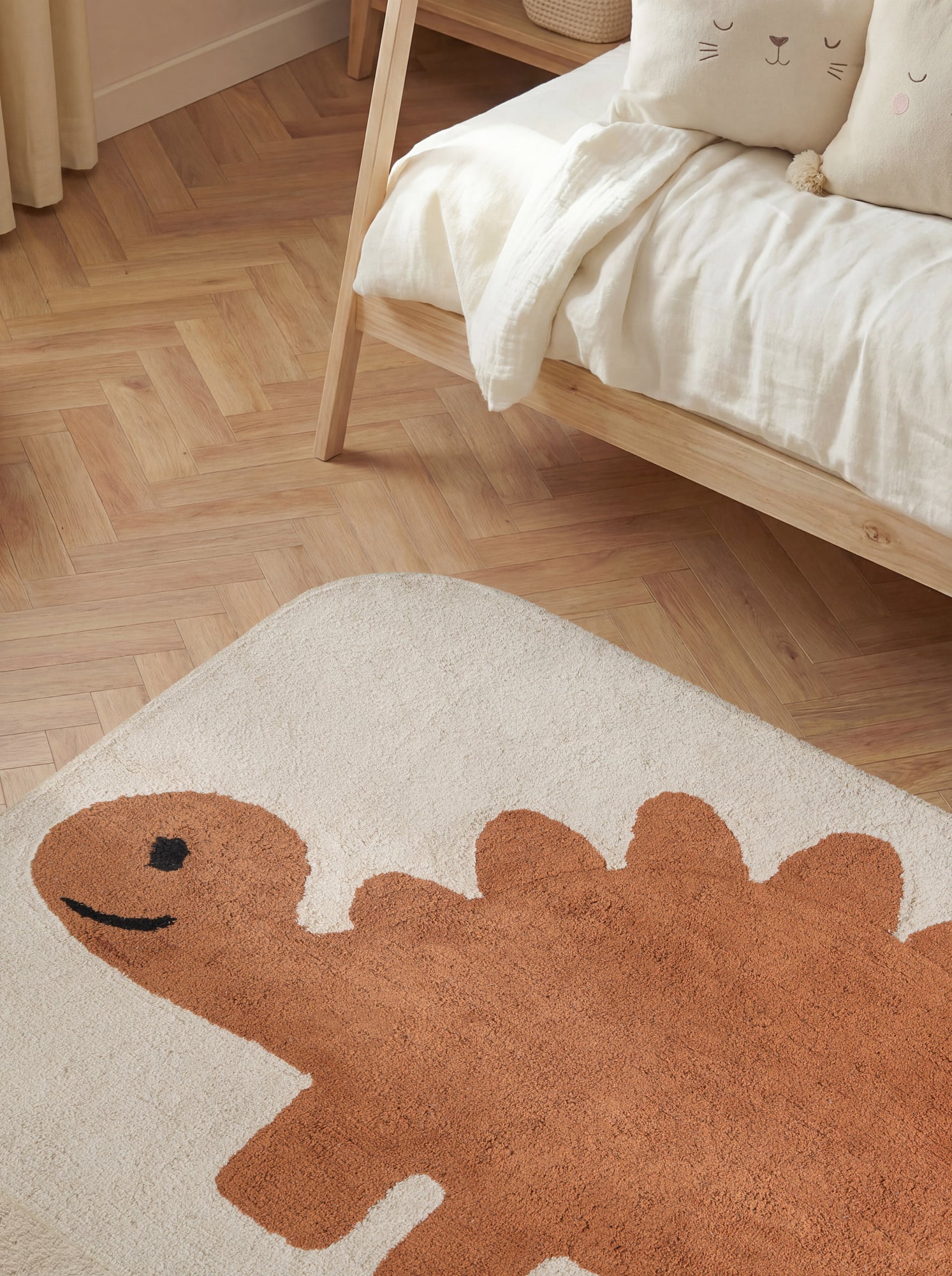 SNUGGLE BØRNETÆPPE, DORO CREME ORANGE