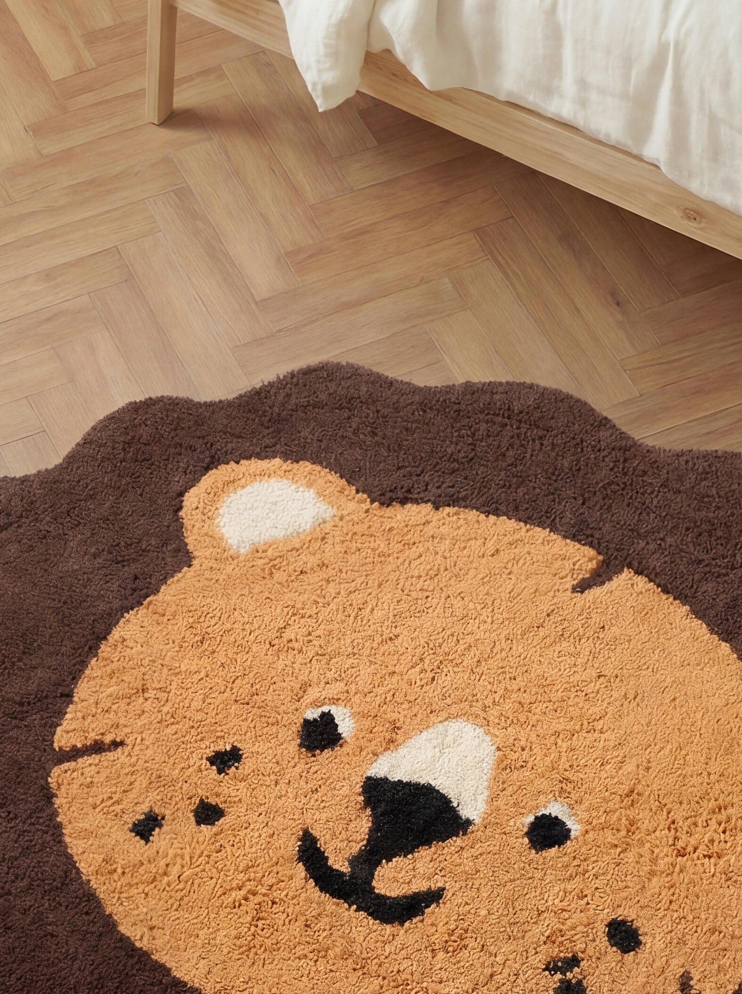 SNUGGLE BØRNETÆPPE, LEA BRUN MULTI