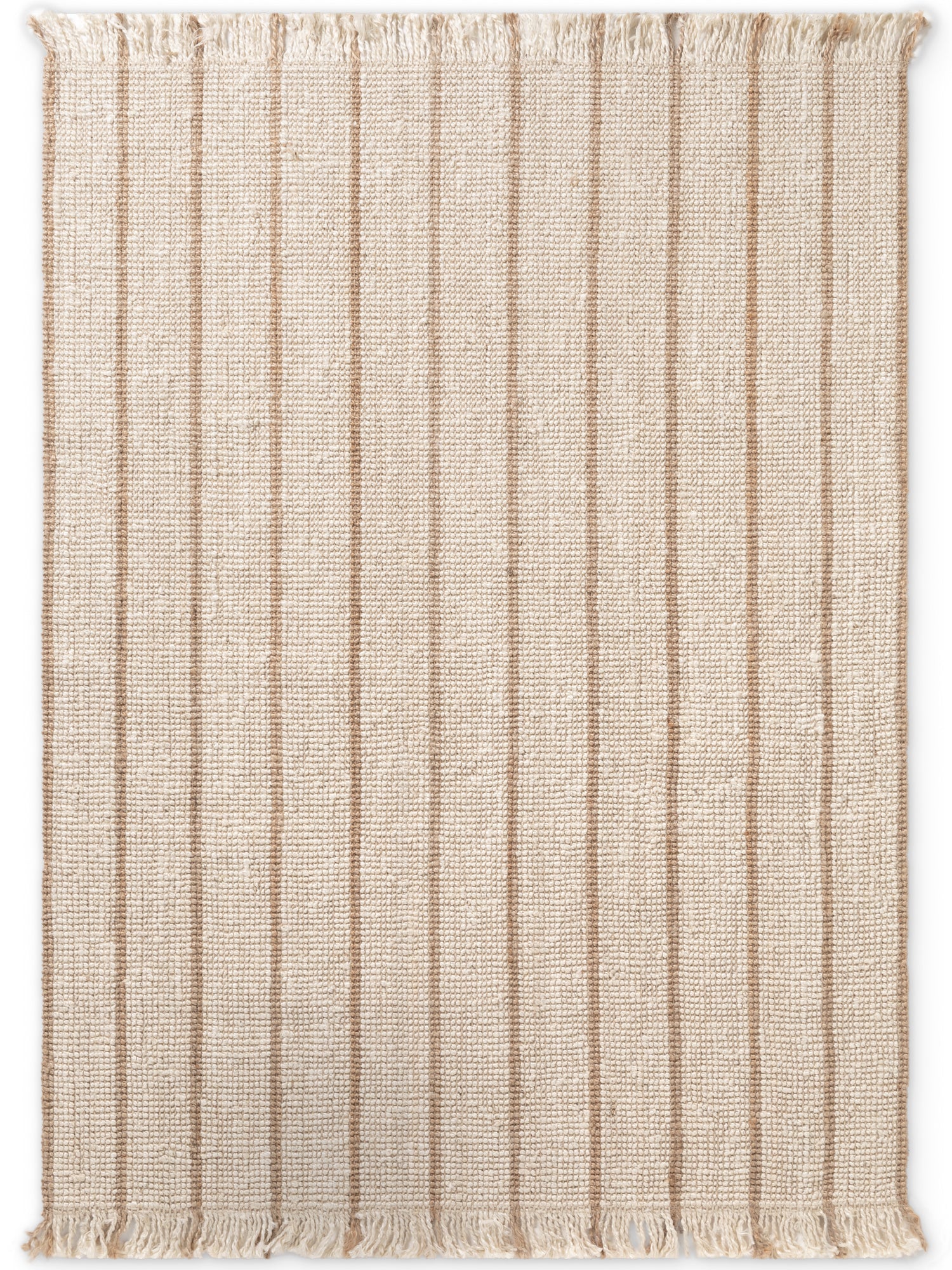 ELLE DECORATION HARVEST JUTE TÆPPE SIERRA, NATUR-ELFENBEN-GULD