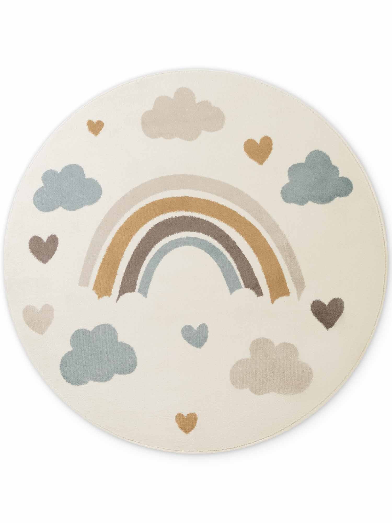 EVENTYR BØRNETÆPPE SKYLA, CREME MULTI