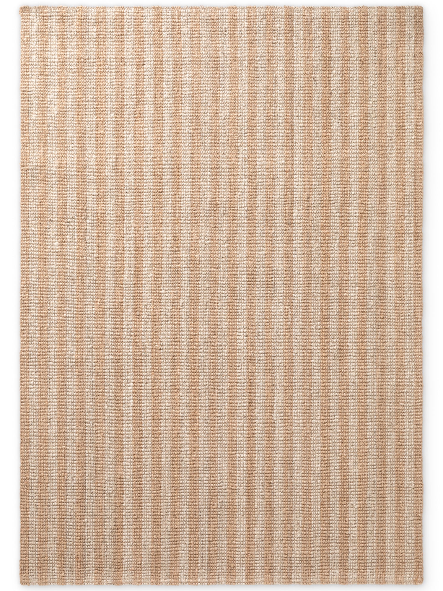 ELLE DECORATION HARVEST JUTE TÆPPE AMBER, NATUR-ELFENBEN-GULD