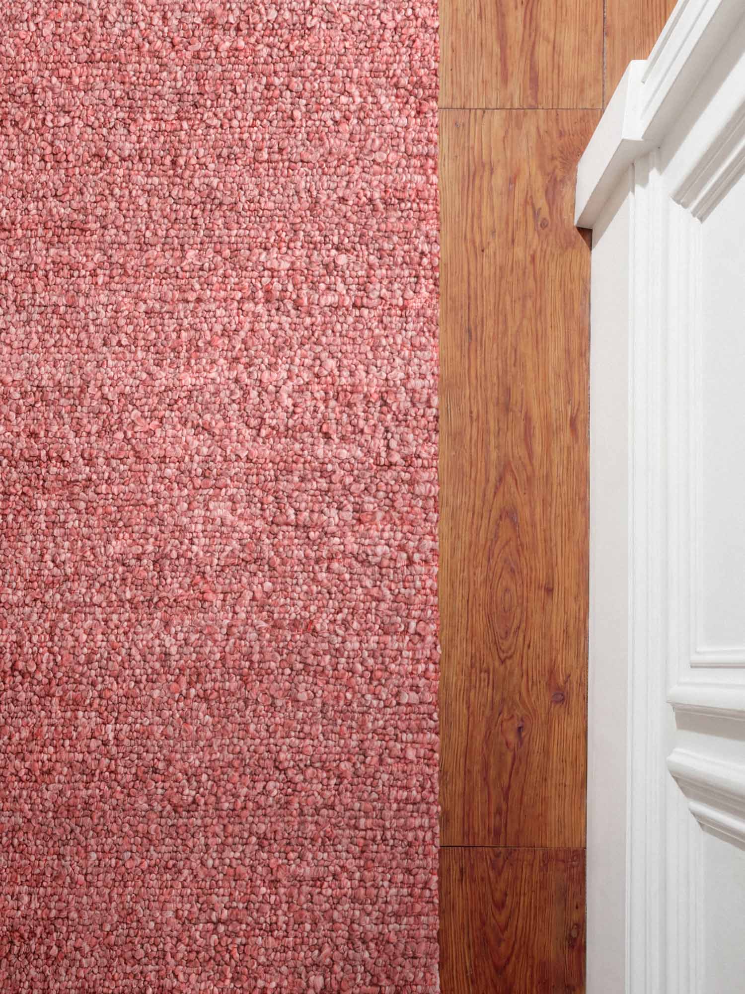 TED BAKER NOTTING HILL SOFT BOUCLE KORTLUVET TÆPPE, PORTOBELLO MØRK ROSA