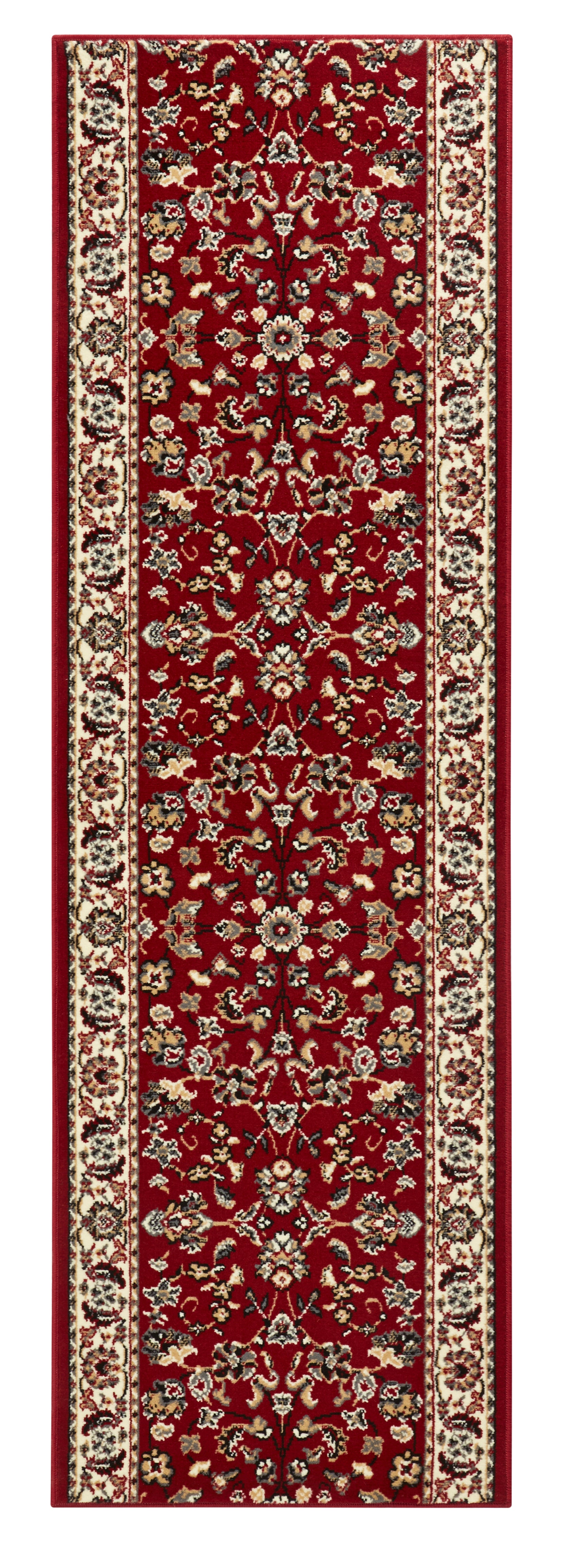 BASIC VELOURS VINTAGE TÆPPELØBER, RØD 102487