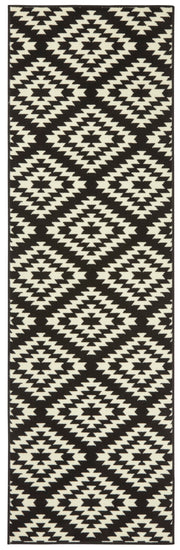 BASIC VELOURS NORDIC TÆPPELØBER, SORT 102824