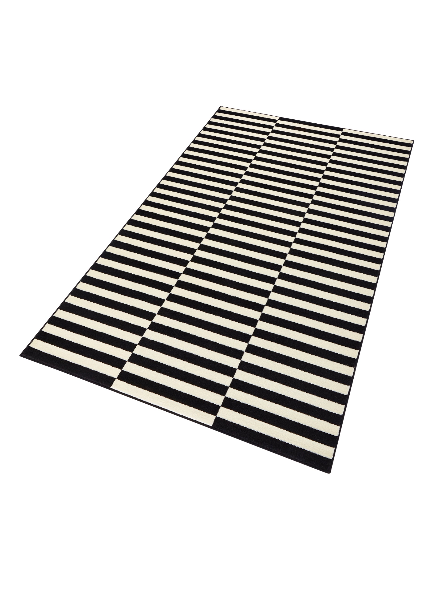 GLORIA TÆPPE, SORT-CREME 102408