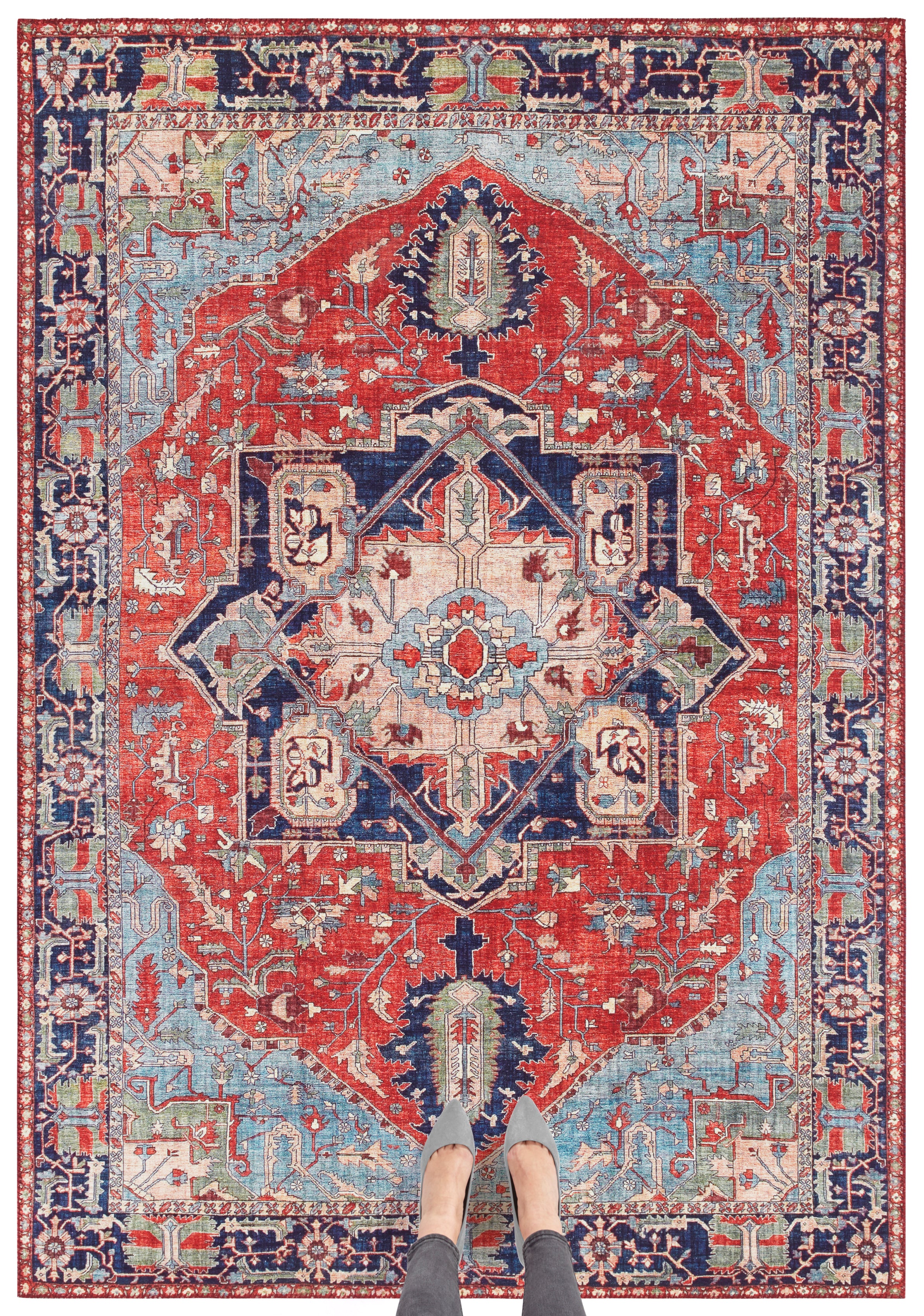 IMAGINATION TÆPPE, ORIENTAL RØD 104207