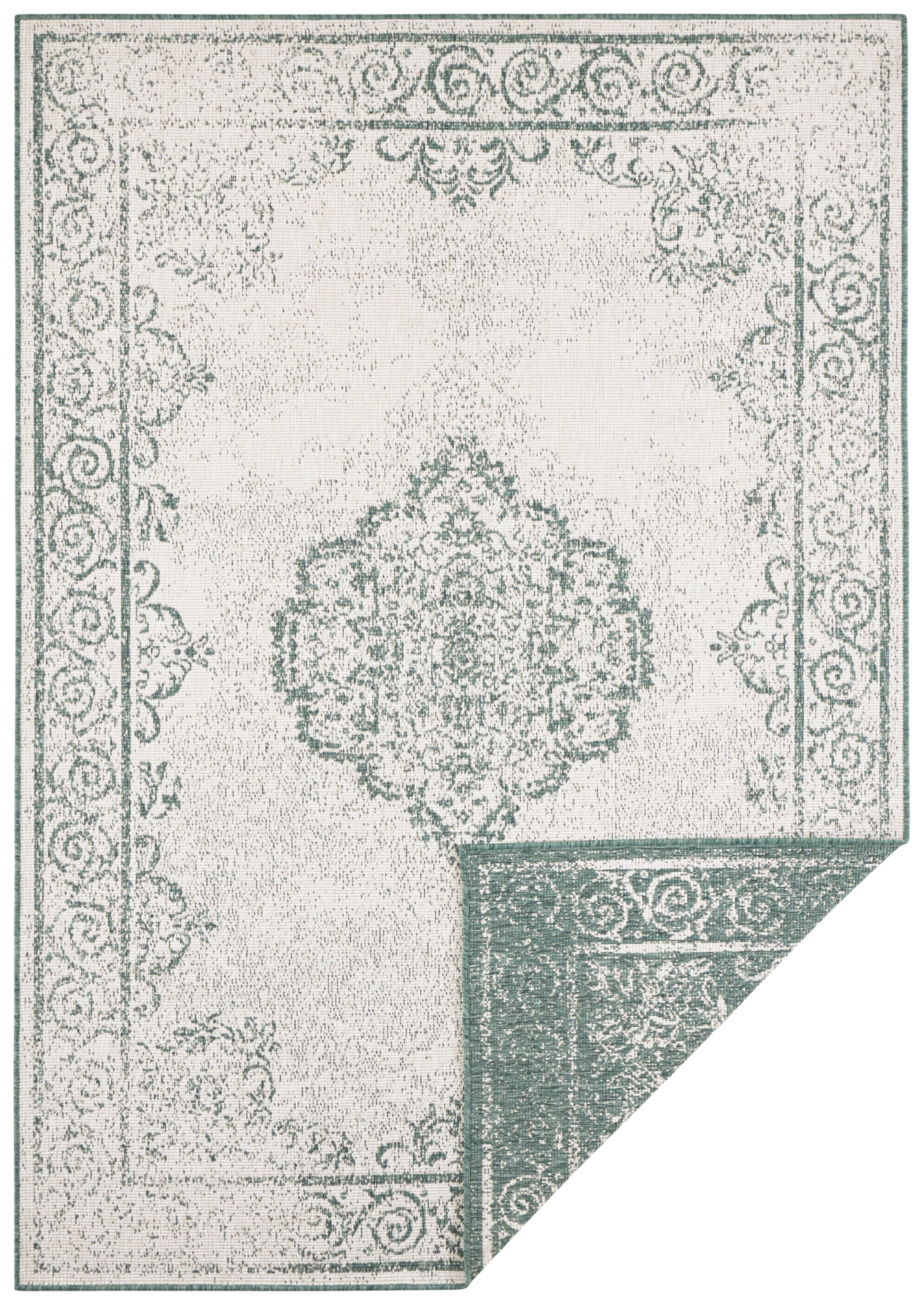 TWIN SUPREME TÆPPE, GRØN-CREME 103869